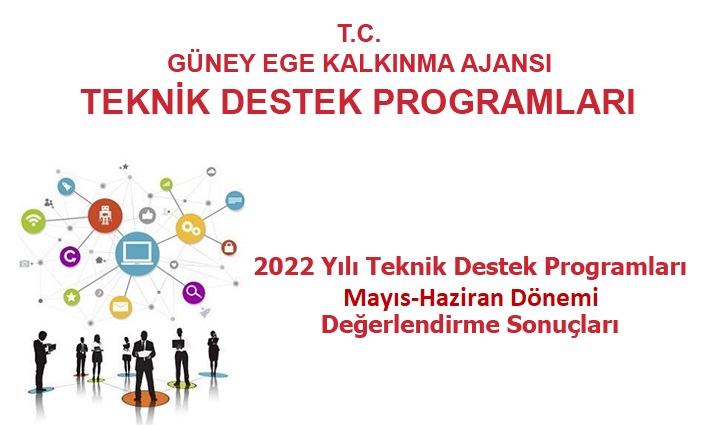 2022 Yılı Teknik Destek Programları 3.Dönem (Mayıs-Haziran)  Değerlendirme Sonuçları