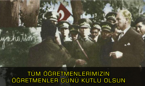 TÜM ÖĞRETMENLERİMİZİN ÖĞRETMENLER GÜNÜ KUTLU OLSUN.