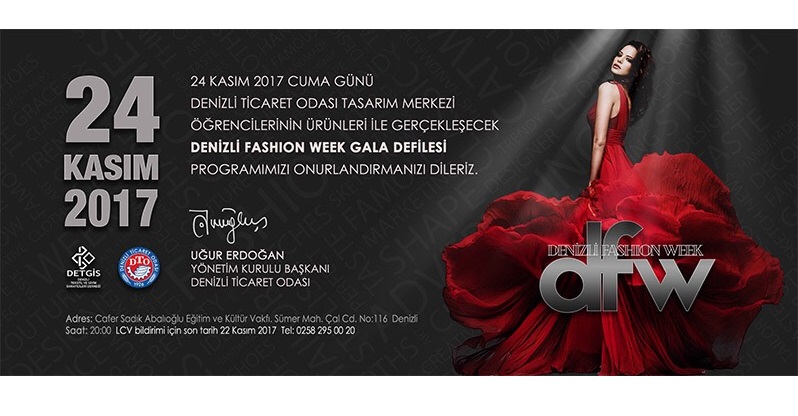 DENİZLİ TEKSTİL VE TASARIM MERKEZİ’NİN TASARIMLARI DENİZLİ FASHION WEEK GALA DEFİLESİ İLE SAHNELENECEK