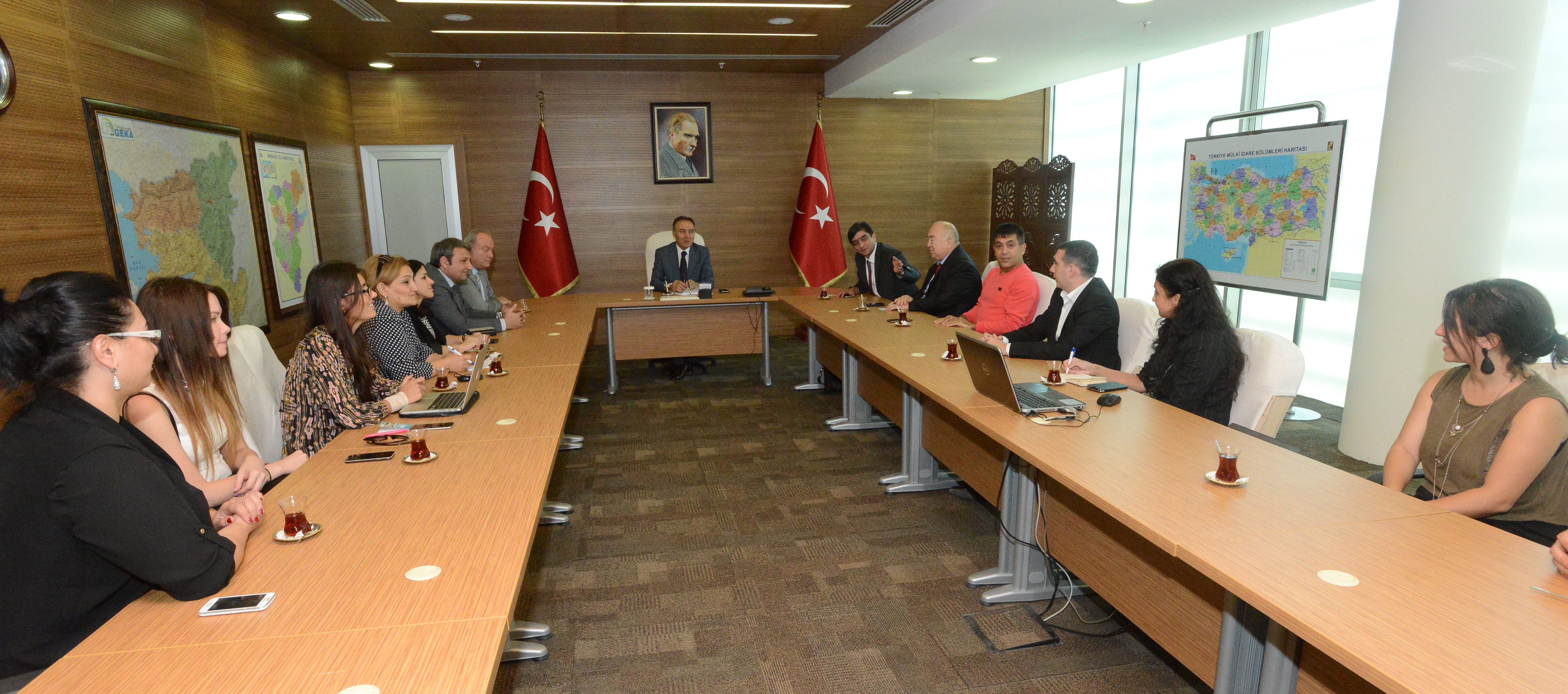 AZERİ HEYET SAĞLIK TURİZMİ İÇİN DENİZLİ’Yİ ZİYARET ETTİ. 