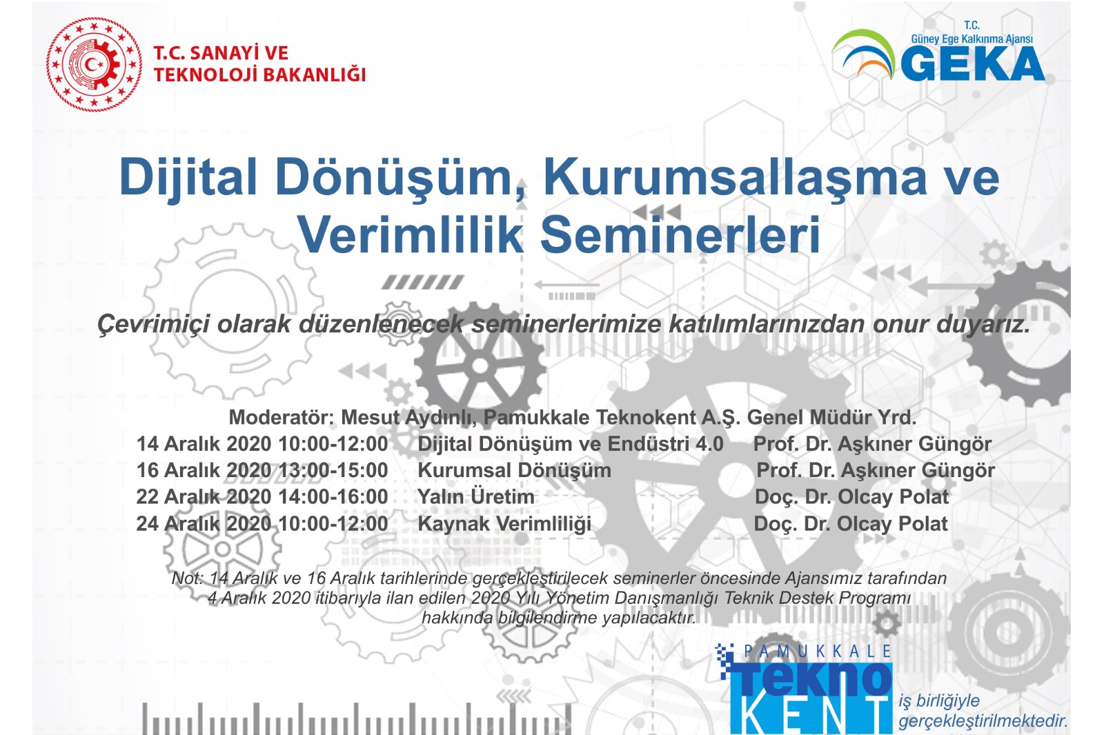 “DİJİTAL DÖNÜŞÜM, KURUMSALLAŞMA VE VERİMLİLİK