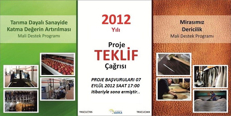 AJANSIMIZ 2012 YILI PROJE TEKLİF ÇAĞRISI PROJE BAŞVURULARI SONA ERDİ