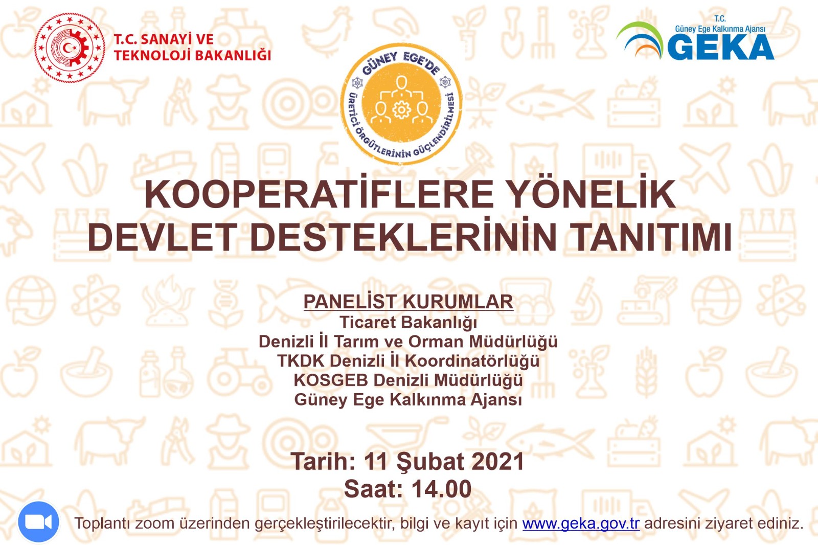 Kooperatiflere Yönelik Devlet Desteklerinin Tanıtımı Webinarı